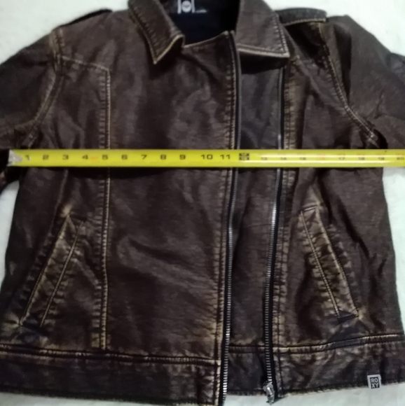 Roxy bronze faux leather moto jacket - Picture 8 of 10